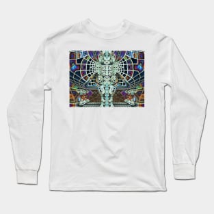 Wheel of Color Bursts Long Sleeve T-Shirt